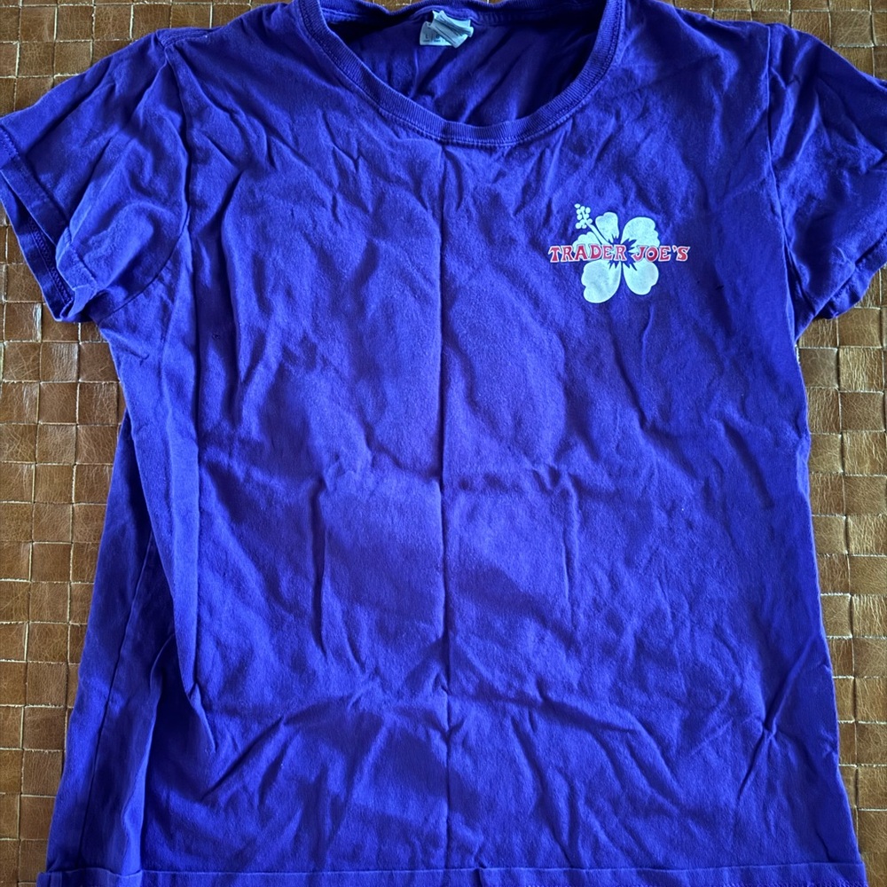 Trader Joe's Women's Short Sleeve Tee in Purple